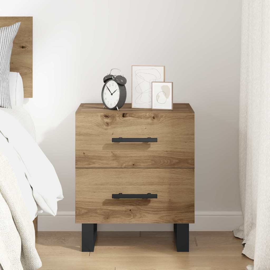 Bedside Cabinet Artisan oak 40 x 35 x 47.5 cm Engineered wood